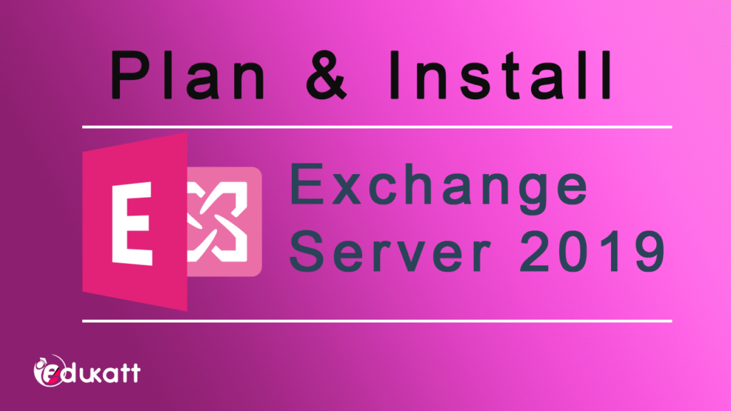 Install Exchange 2019