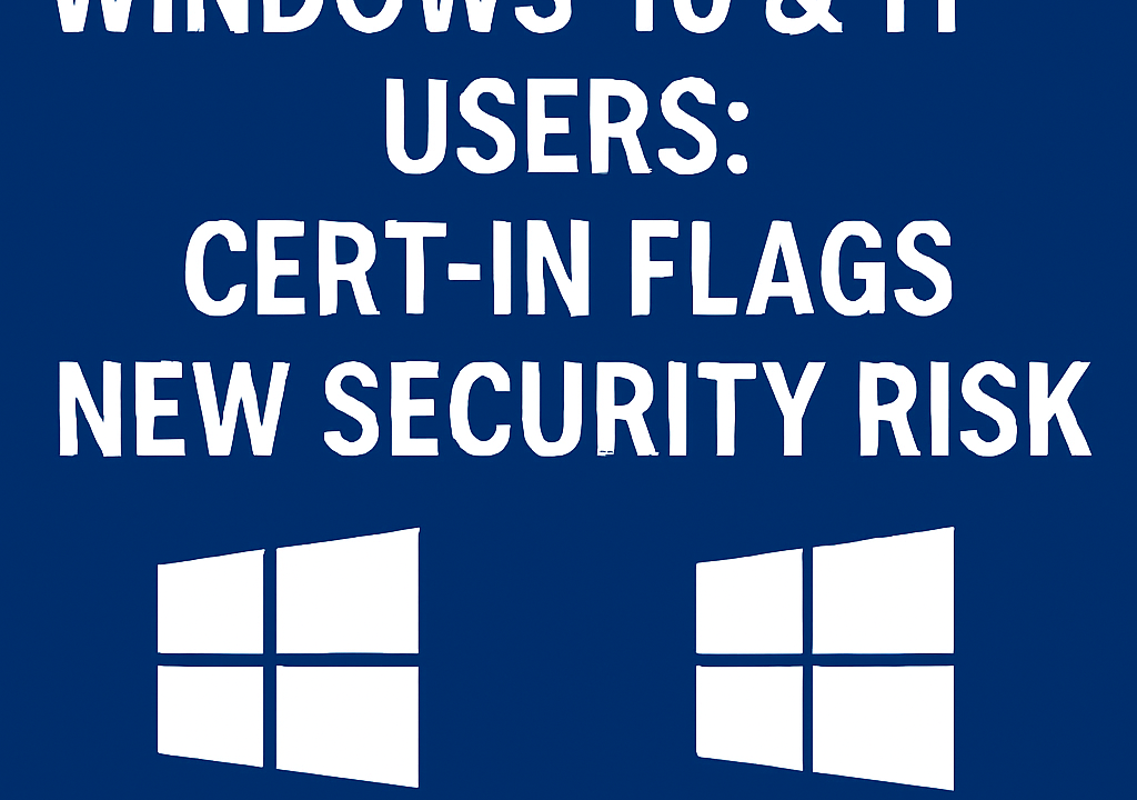 CERT-In Flags New Security Risk